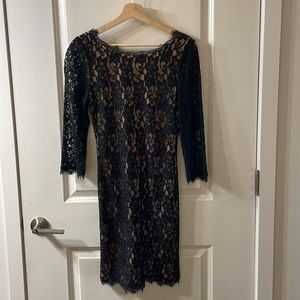 Babaton (Aritzia) long sleeve lace dress size 6